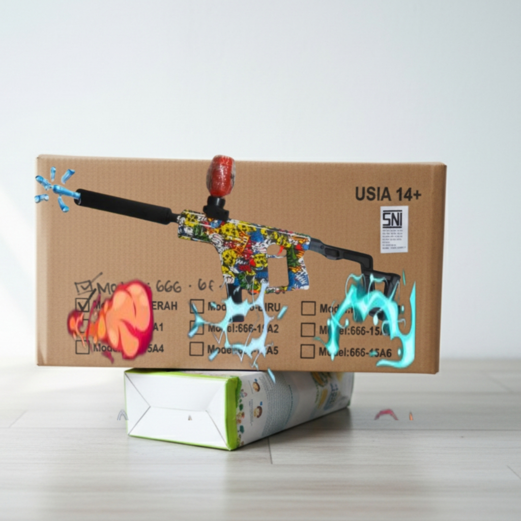 Water Gel Blaster peluru air mainan pistol electric water gel blaster gun grafiti gun tembakan pluru