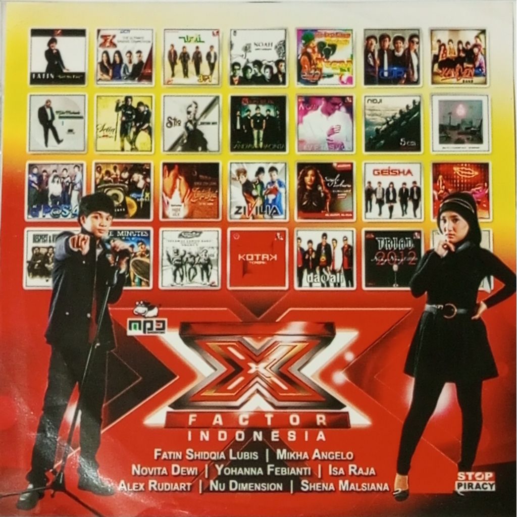 CD Mp3 X Factor Indonesia