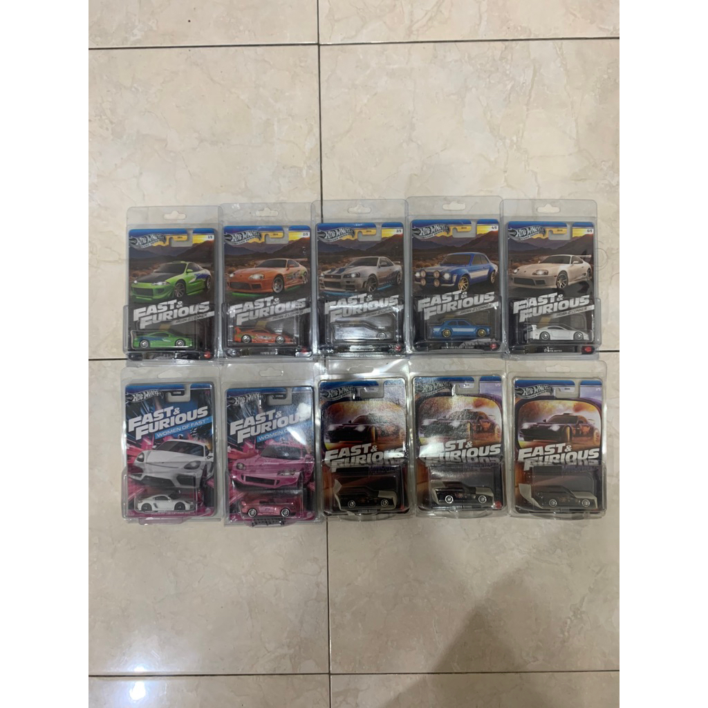 HOTWHEELS Fast And Furious Brian O’Corner, FNF Suki, Porche, S2000