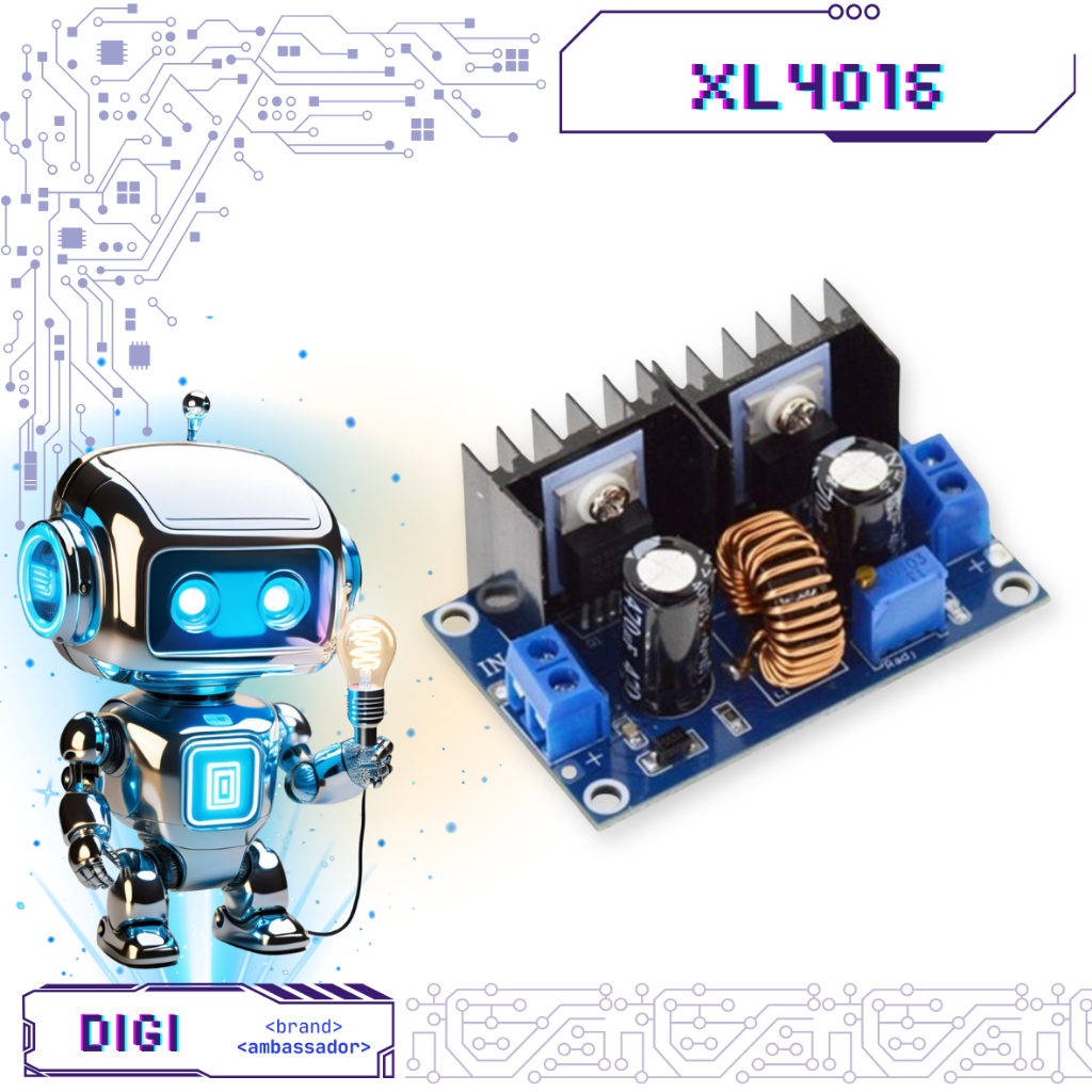 XL4016 DC-DC Adjustable Switching Step Down Converter - XL 4016 - Digibot