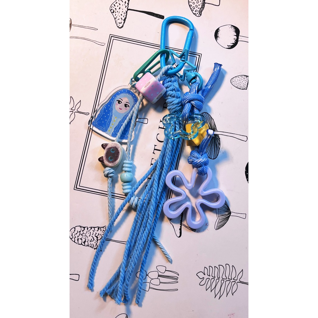 KEYCHAIN CUSTOM - Tudung Manto Warisan Lingga size M