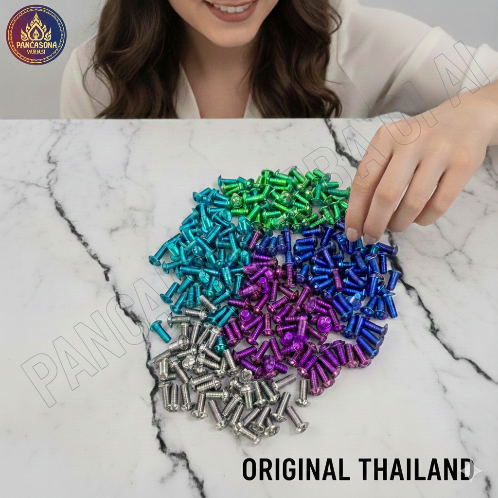 Baut Titanium Origina Harga 4 Biji Baut Piringan Titanium Asli Thailand 8X20