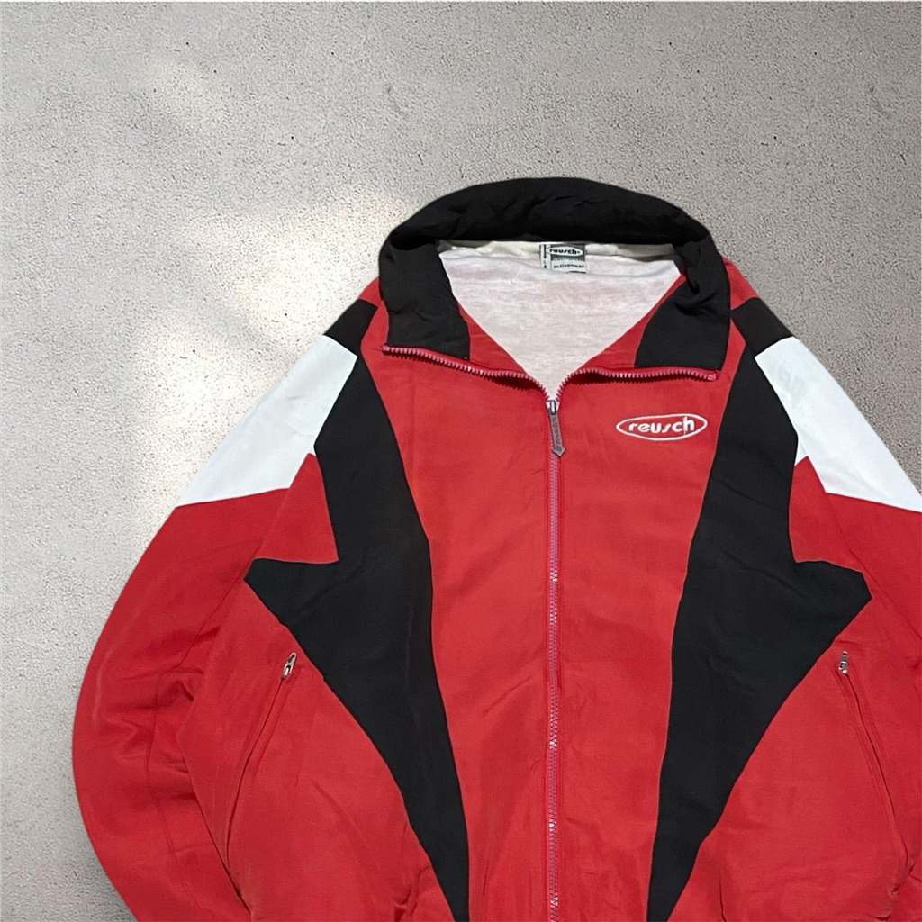 Jaket Windbreakers Vintage Colorblock Three Tone Colour Brand Reusch