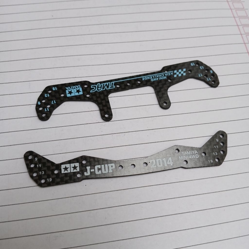 bemper hg carbon replika tamiya model ar ma chassis