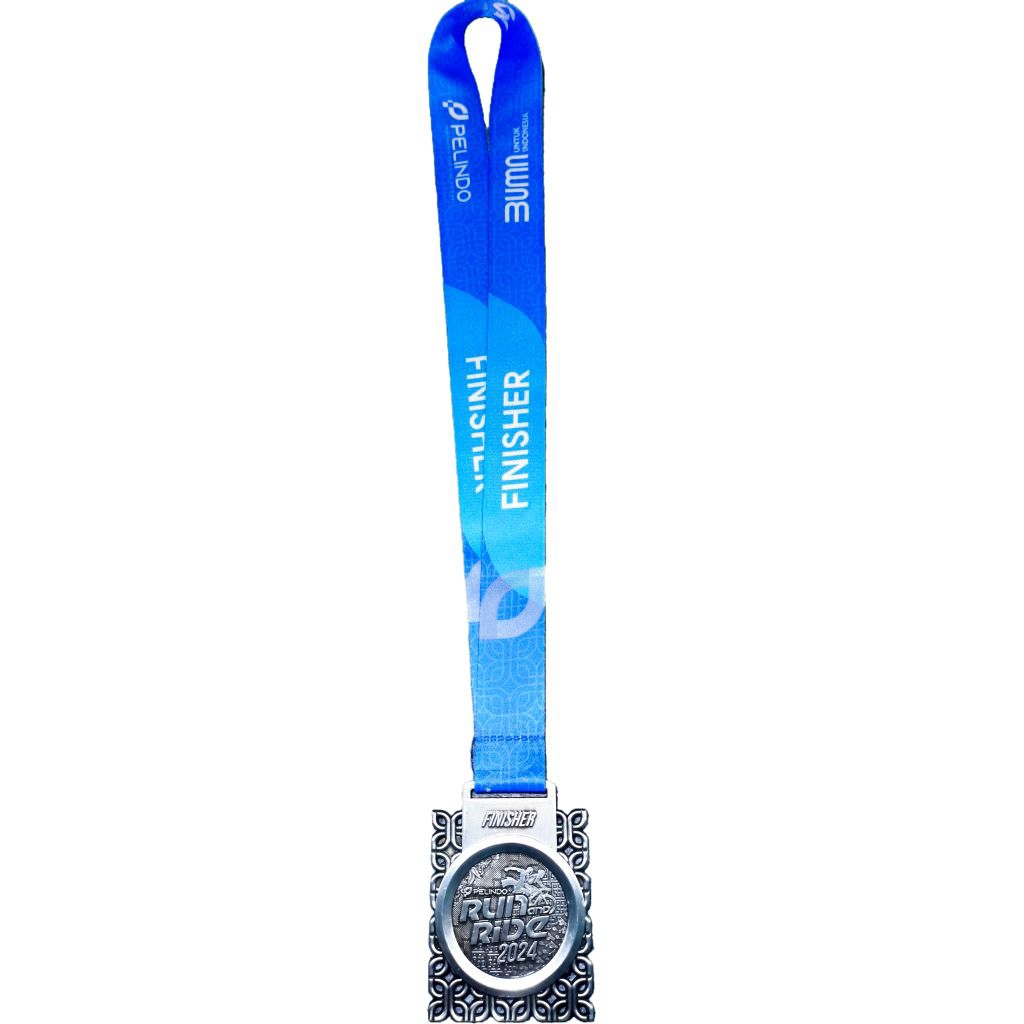 Medali Finisher Virtual Running Event Lari Pelindo Run & Ride 2024