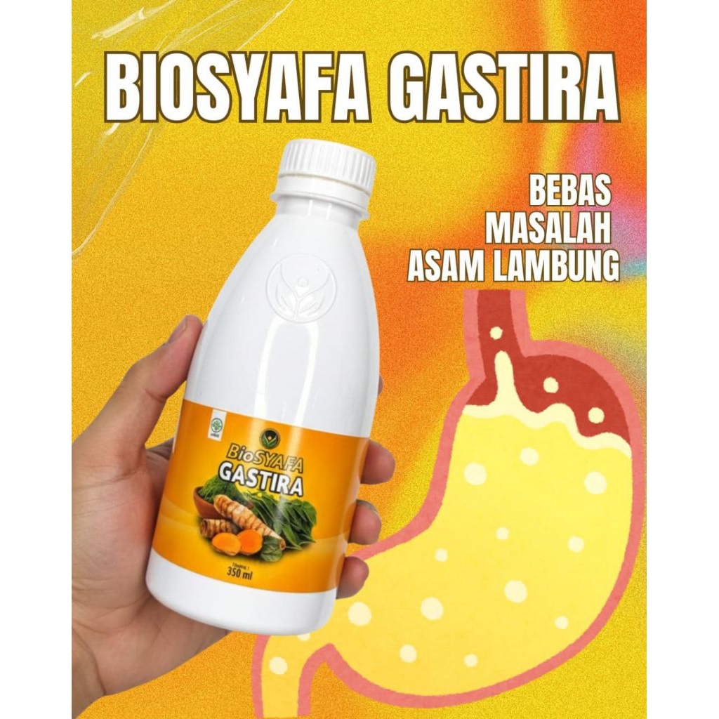 Biosyafa Gastira 350ml / Biosyafa herbal lambung / masalah pencernaan