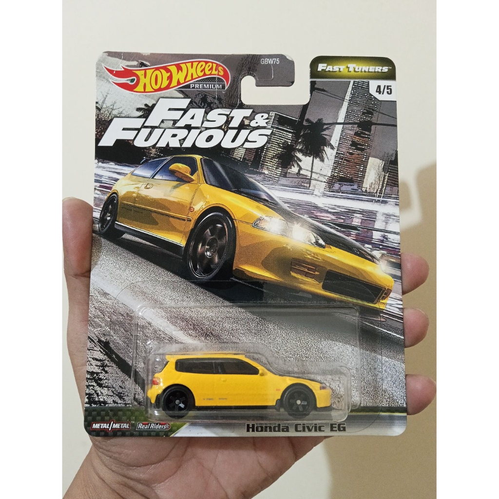 Hot wheels Hotwheels Premium Honda civic EG Estillo Estilo kuning First edition NO EF EK9 integra ge
