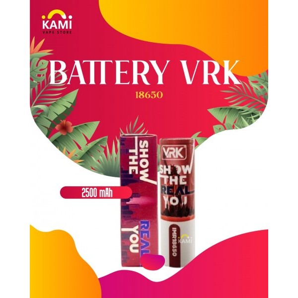 VRK 2500MAH BATTERY VRK 18650 BATERAI 35A by VRK / Baterai VRK18650 Original