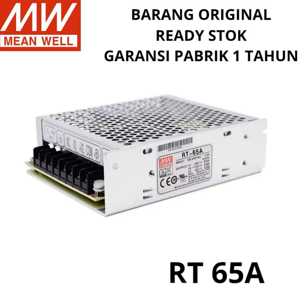 MeanWell Mean Well RT 65A Triple Output Garansi Pabrik 1 Tahun