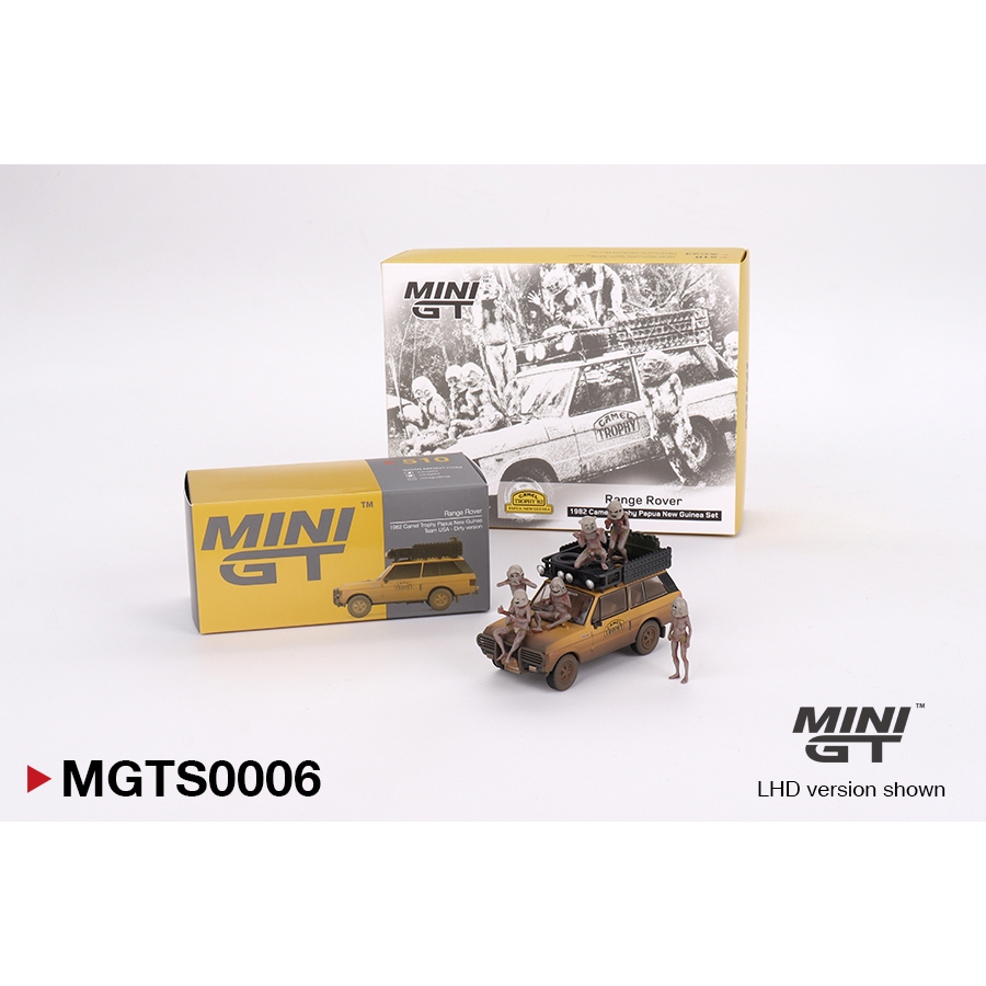 64 Mini GT Land Rover Camel Trophy Papua New Guinea 1982