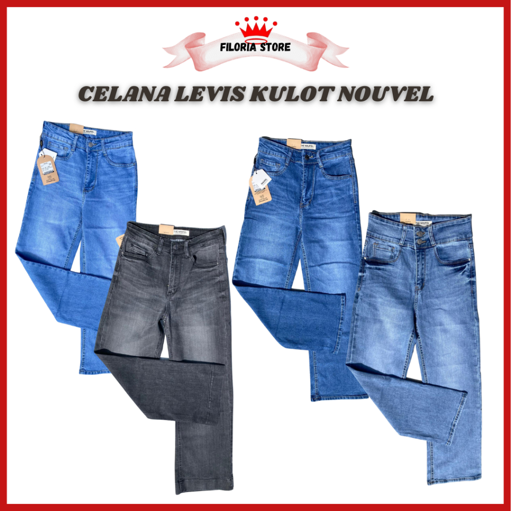 FILORIA - Celana Levis Naufel Celana Kulot levis kekinian