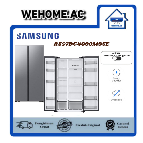 Kulkas Samsung Side By Side 2 Pintu RS57DG4000M9SE Kulkas Samsung 2 Pintu Side by Side