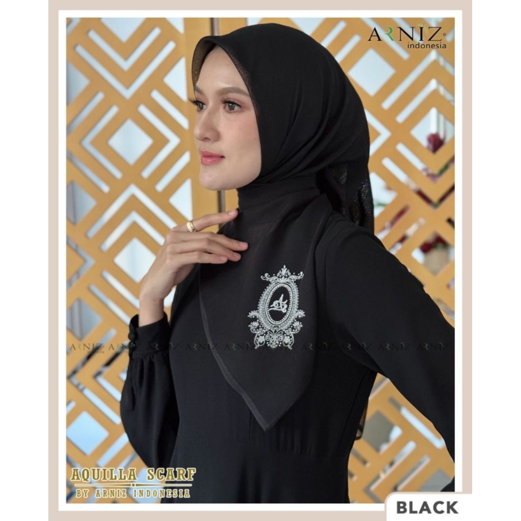 Aquilla Scarf Paris Bordir Premium By Arniz Collection