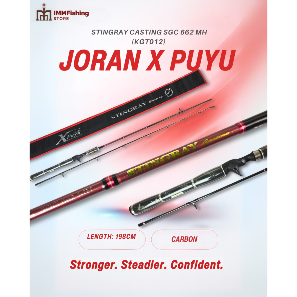 JORAN X PUYU STINGRAY CASTING | Tongkat Pancing