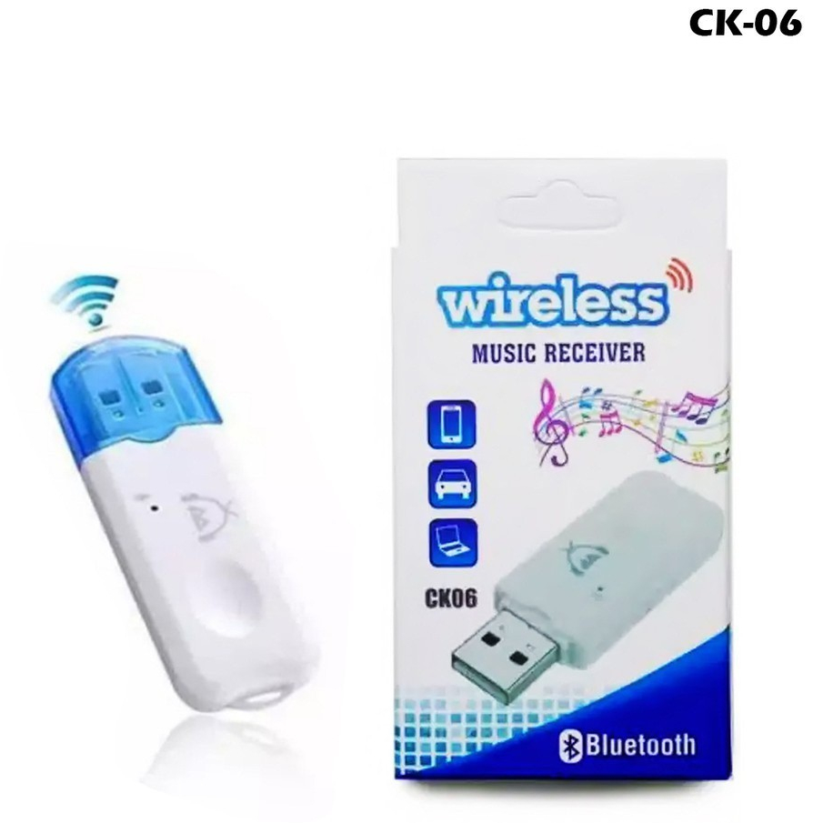 BLUETOOTH RECEIVER CK-06 NON KABEL AUX BLUETOOTH RECEIVER TANPA KABEL