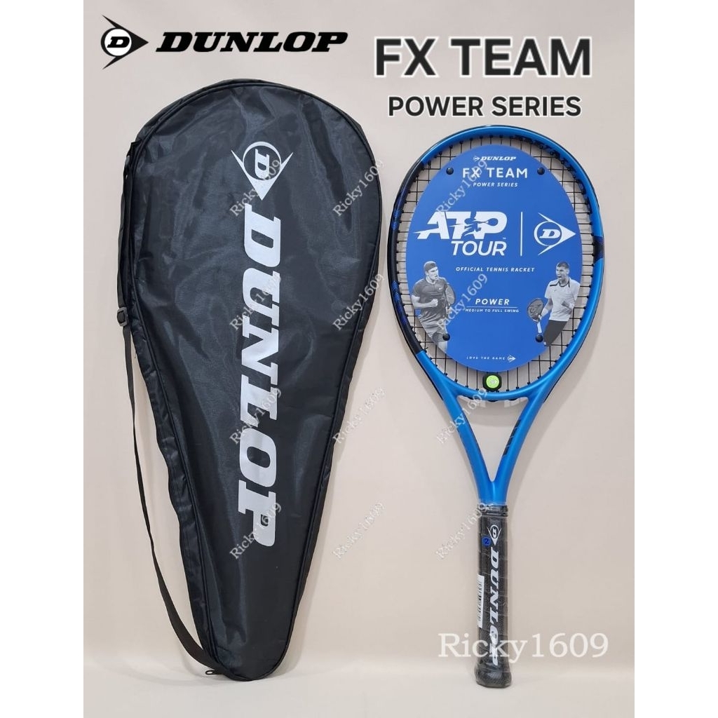 RAKET TENIS DUNLOP FX TEAM 260 - RAKET TENIS DUNLOP FX TEAM 285 (POWER SERIES) - ORIGINAL DUNLOP MAD