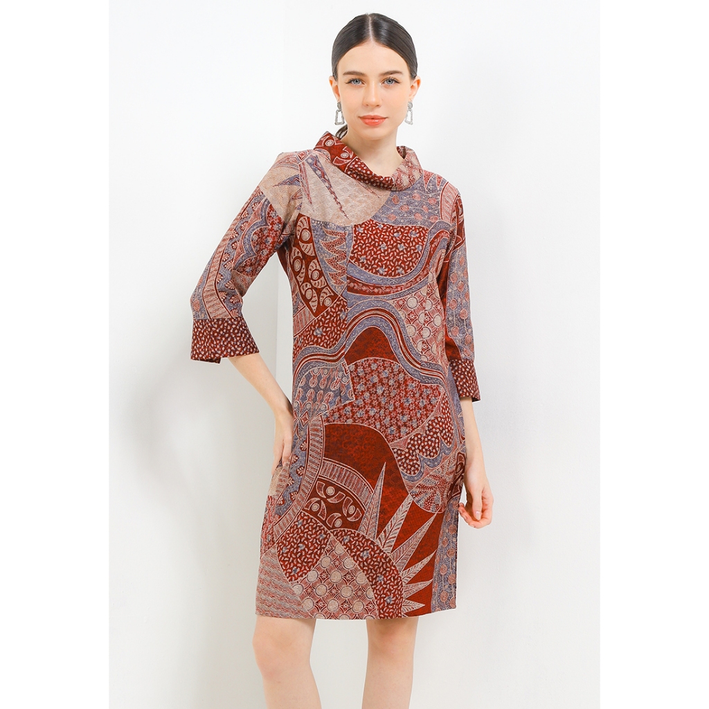 Arjuna Weda Sackdress Batik Wanita Motif Mahkota