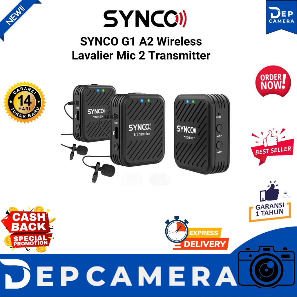 SYNCO G1 A2 Wireless Lavalier Mic 2 Transmitter
