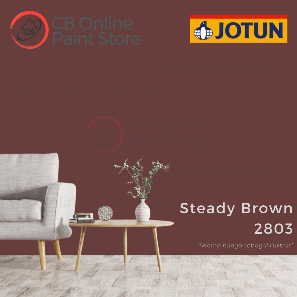 CAT TEMBOK JOTUN - STEADY BROWN 2803 - PAIL