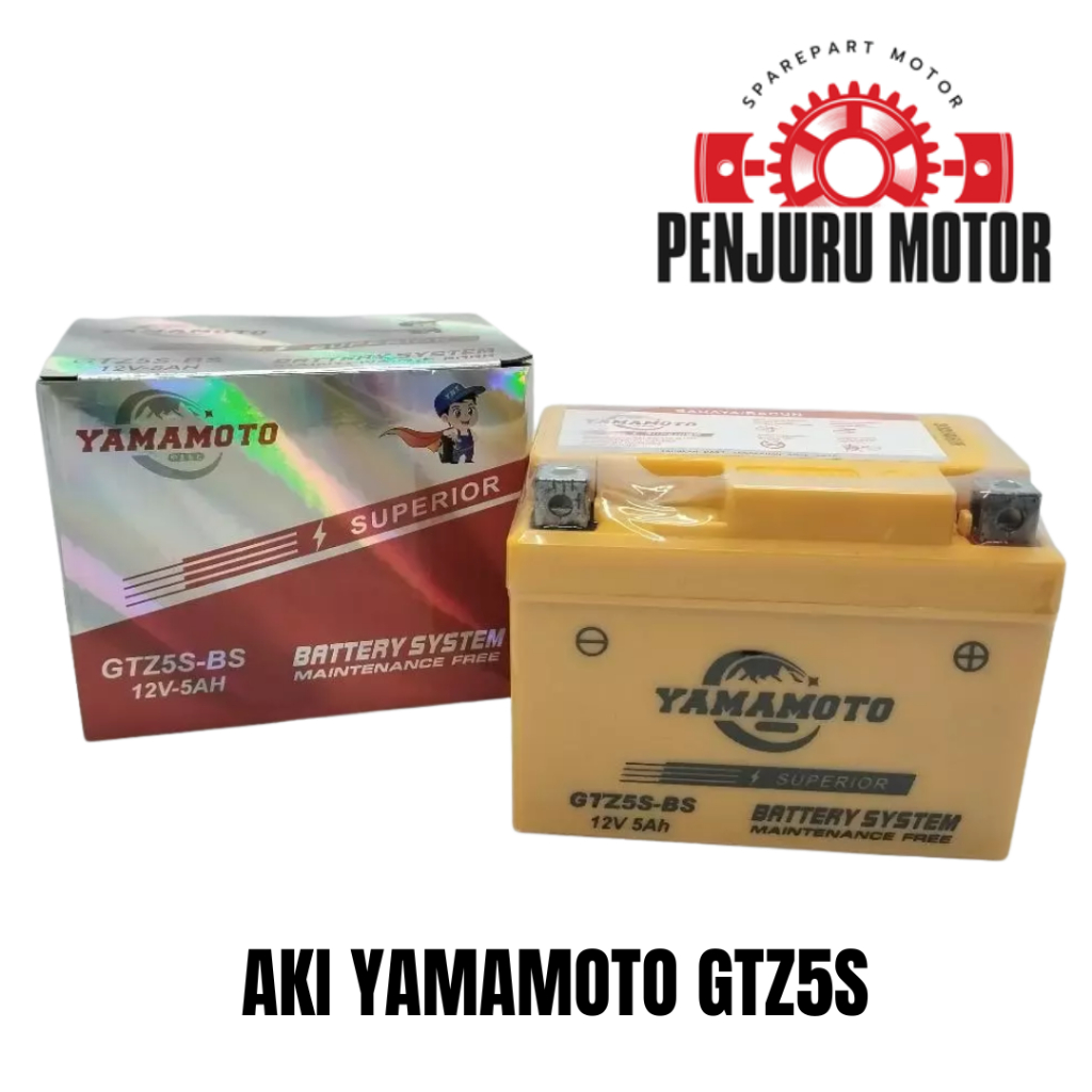 Aki Yamamoto GTZ5S Full Kering Bebek/Matic Tahan Lama