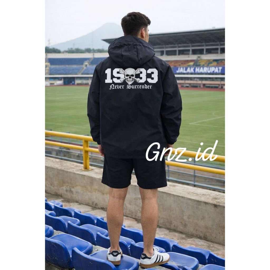 Jaket Gorpcore cagoule  DEWASA Persib Bandung 1933 Never Surrendee