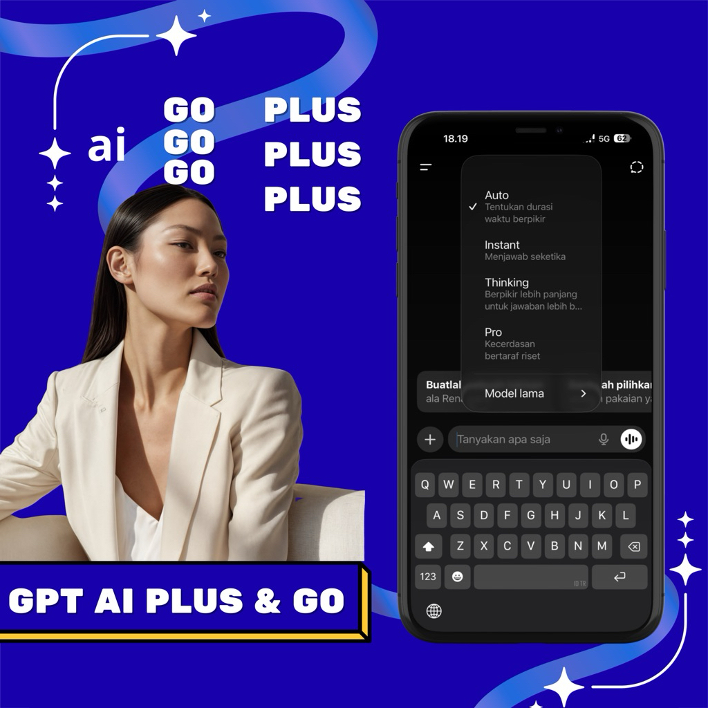 ASLI 100% CHAT AI PREMIUM