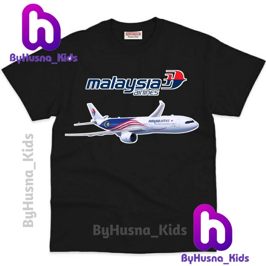 BAJU ANAK KAOS ANAK MALAYSIA AIRLINES PESAWAT