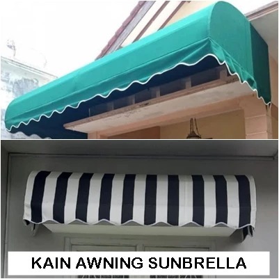kanopi kain awning murah minimalis tahan robek dan anti air