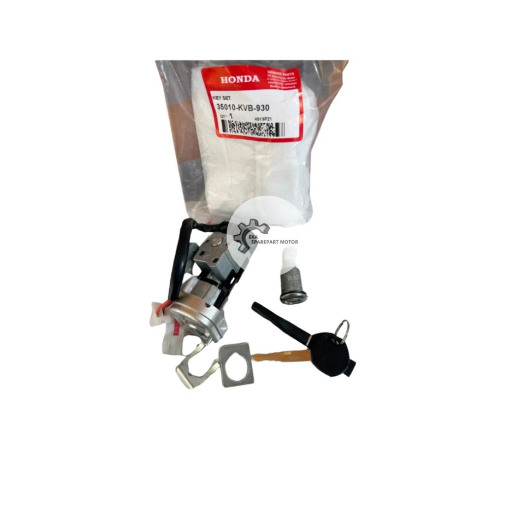 Kunci Kontak Honda Vario 110, Vario Lama + Kunci Jok Motor, Key Set Vario 110 Lama KVB