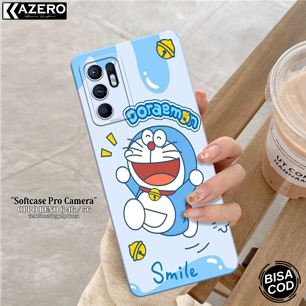 Kesing OPPO RENO 6 4G / 5G Fashion Case Kartun Softcase OPPO RENO 6 4G / 5G Silikon Pro Camera Casin