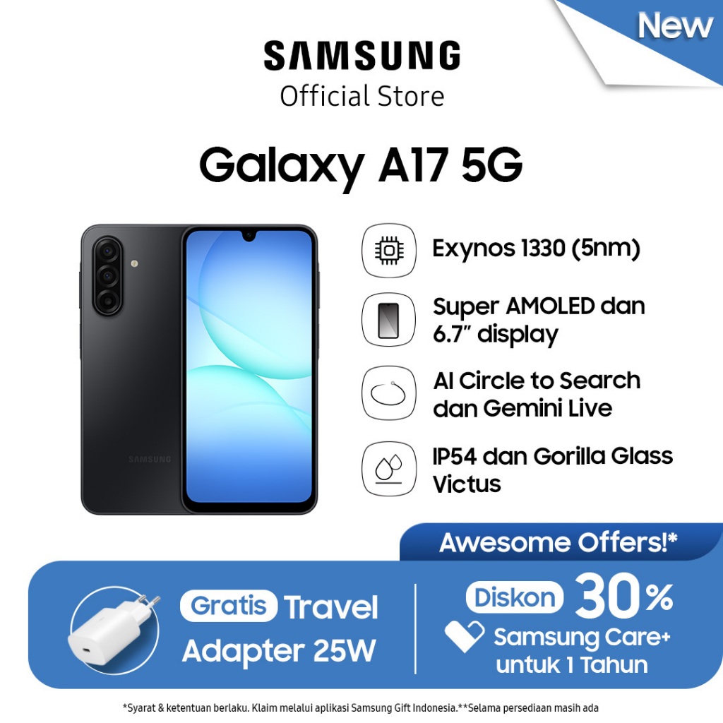 Samsung Galaxy A17 5G 8/256GB - Black
