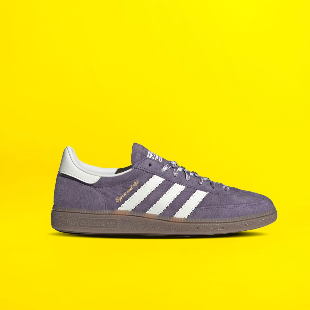 SNEAKERS ADIDAS SPEZIAL PRELOVED PURPLE AUTHENTIC ORIGINAL FREE KAOS KAKI DAN PAPERBAG