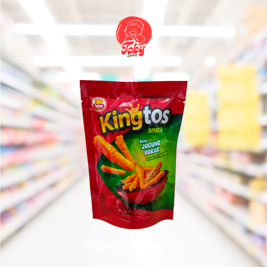 KingTos Snack JAGUNG BAKAR 30gr / Makanan ringan / Jajanan kekinian / Snack Ringan