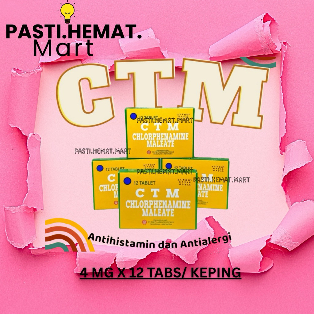 CTM Tablet | CTM PIM 4MG 12 Tabs