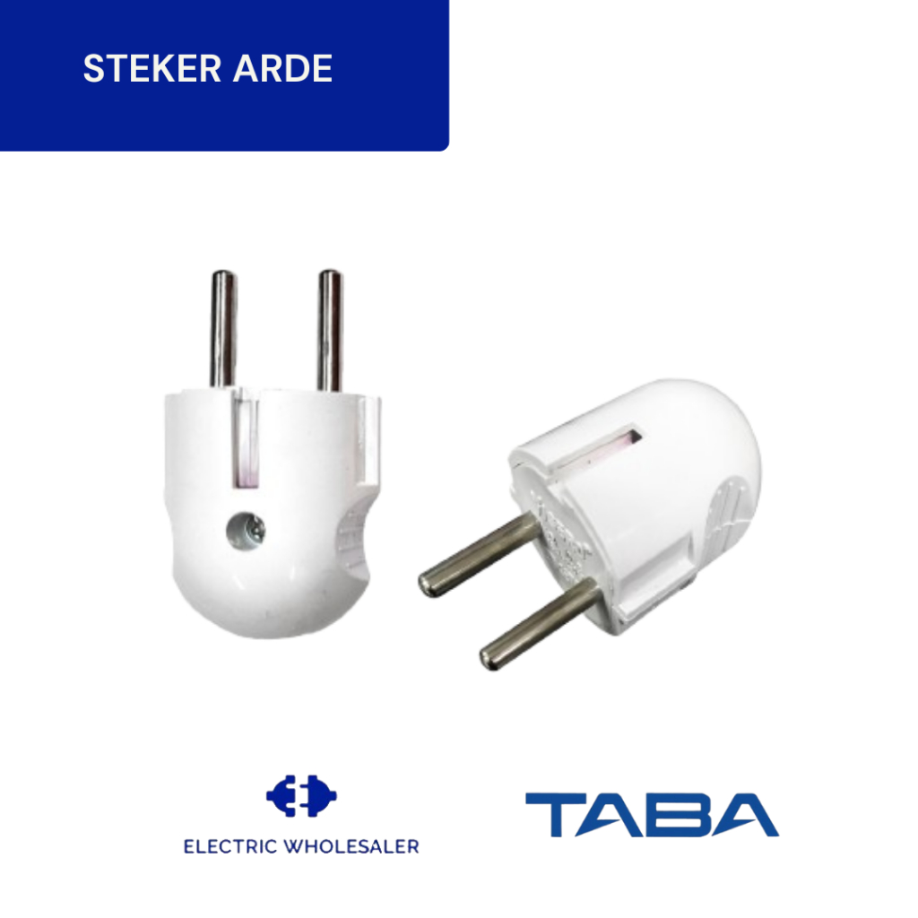Colokan Listrik / Steker Gepeng / Steker ARDE Visero / Fitting Colok / STEKER ARDE L