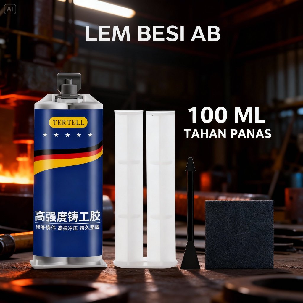 LEM BESI TAHAN PANAS 100ML , LEM BESI , LEM BAJA , LEM STAINLESS , LEM ANTI PANAS , LEM TAHAN AIR , 