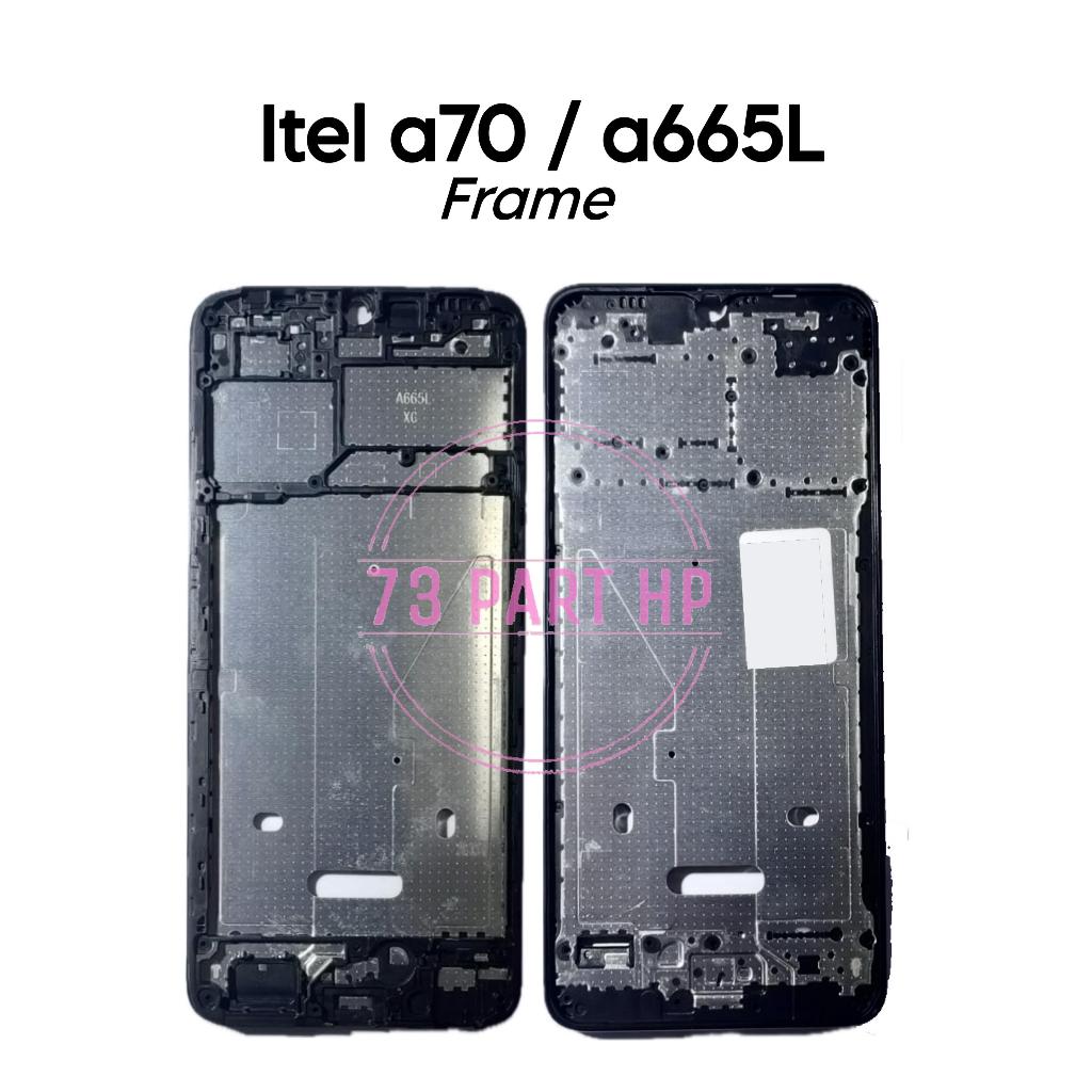 Frame Itel A70 / A665L - Tulang Tengah Tatakan LCD & Mesin