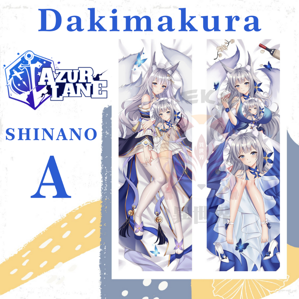 DAKIMAKURA SHINANO Azur Lane - Sarung bantal Waifu Anime Azur Lane SHINANO