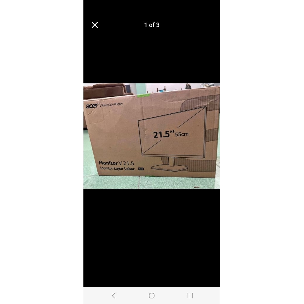 acer monitor 21.5 inch FHD