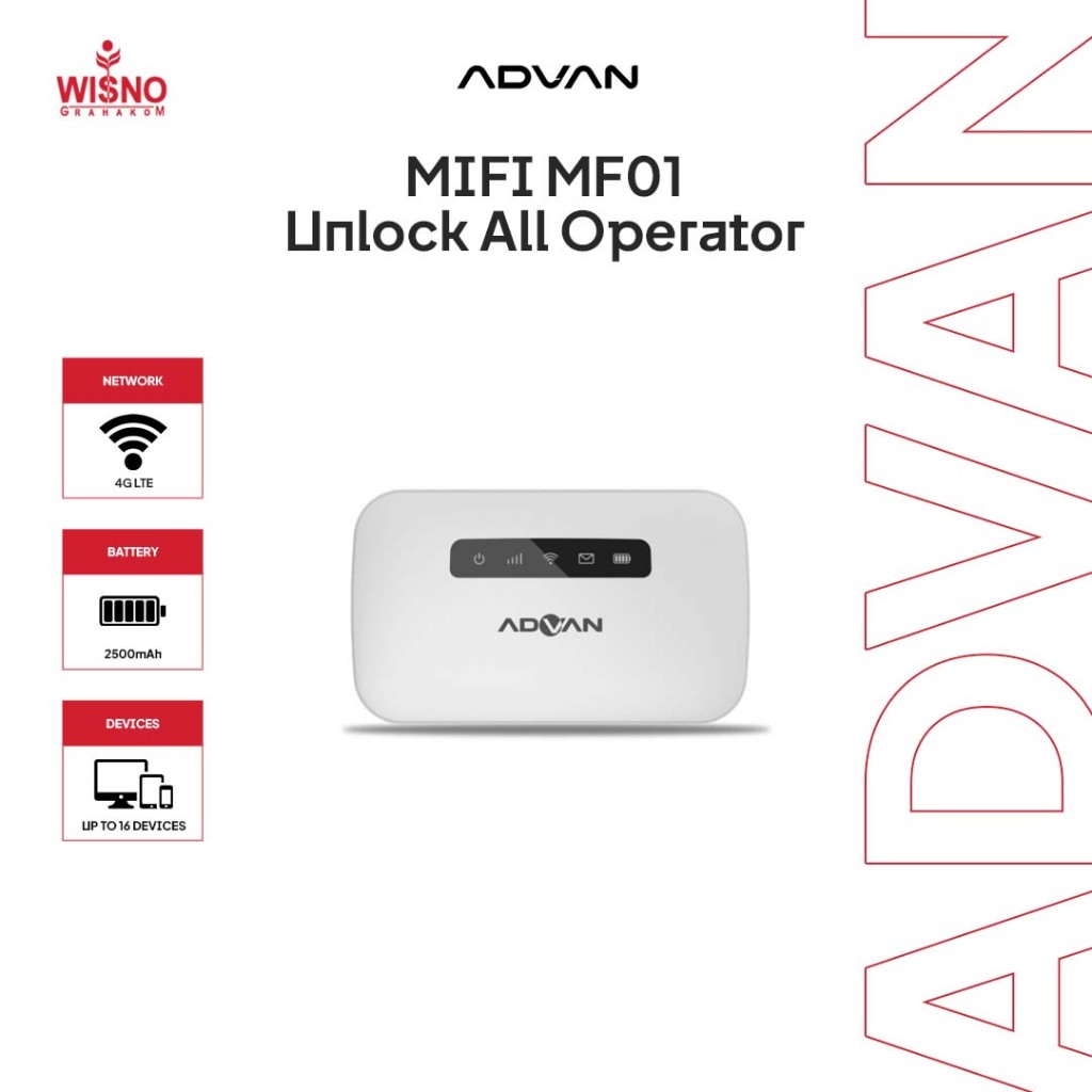 ADVAN MIFI Ipocket MF01 Unlock All Operator