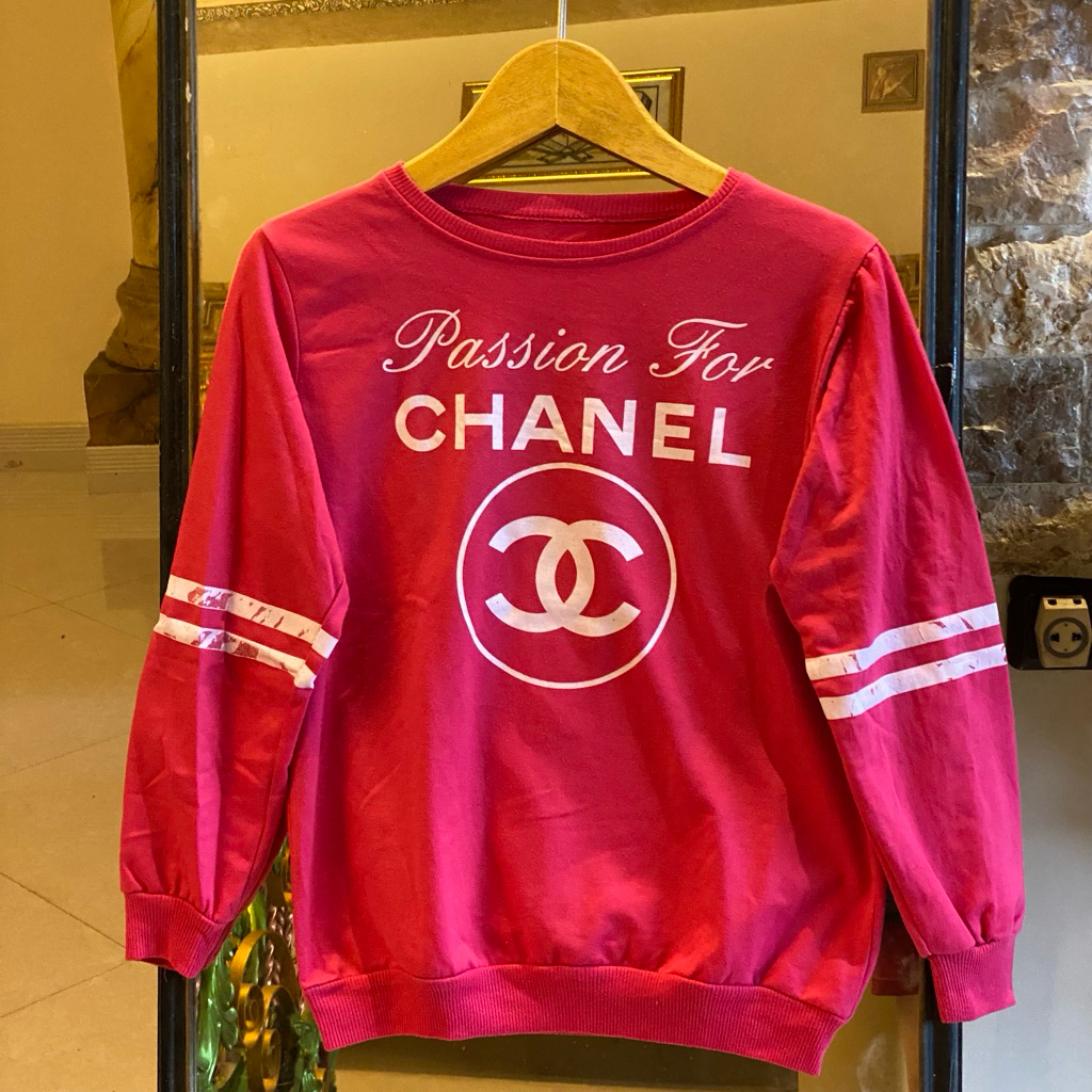 [Bisa COD] PL Sweater Chanel Lucu