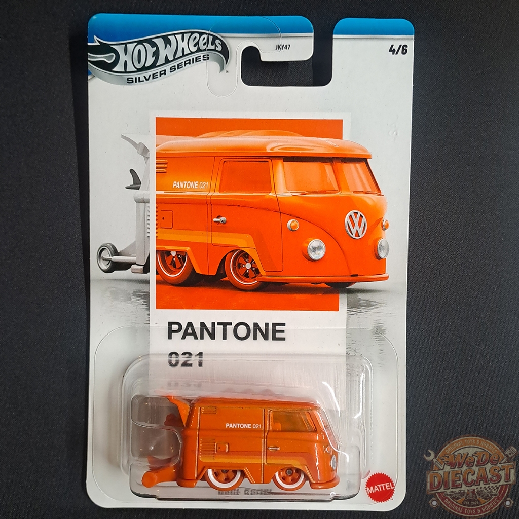 Hot Wheels Silver Series - Volkswagen Kool Kombi (Pantone) - VW Combi Orange Diecast