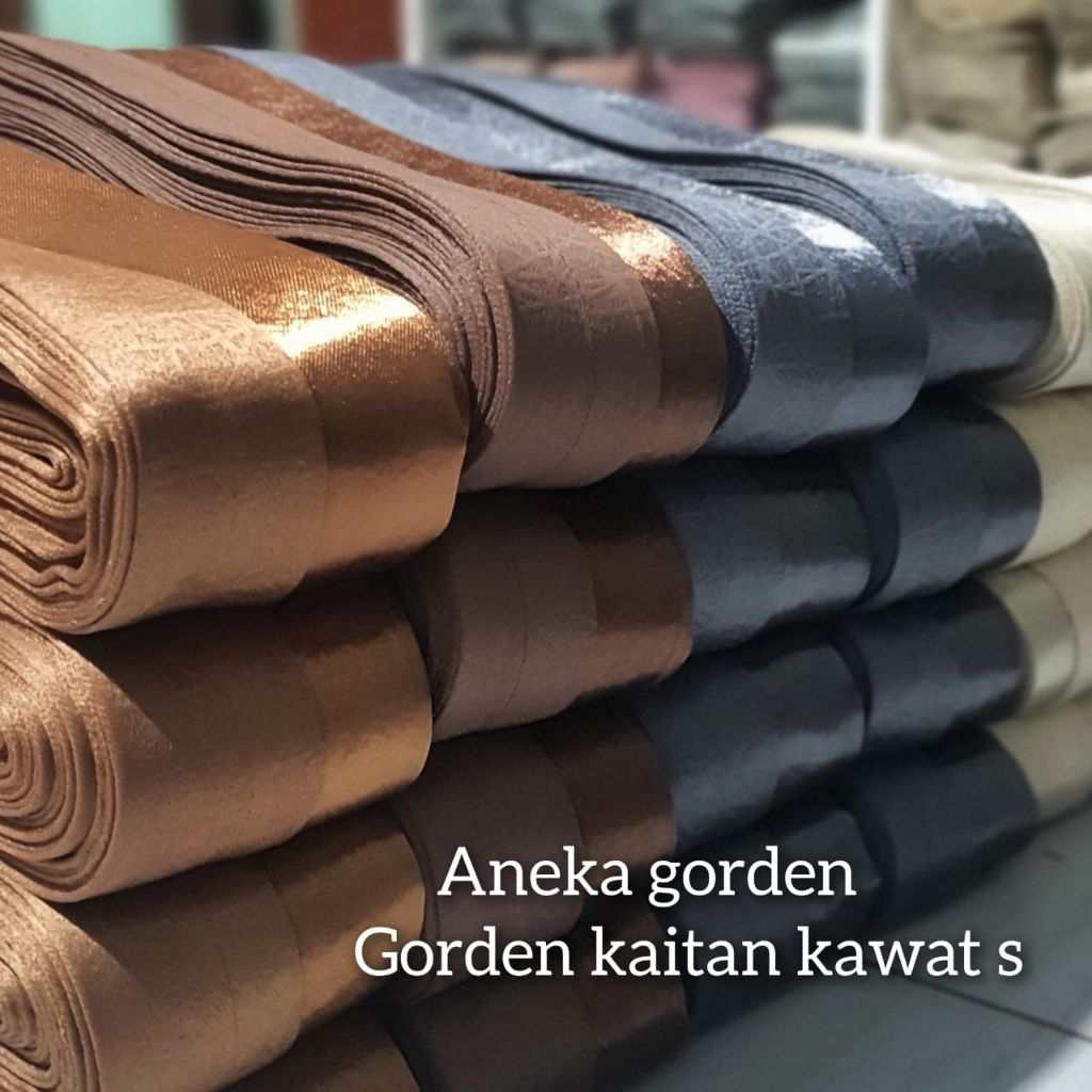 gorden blackout plisket model cantolan kawat s