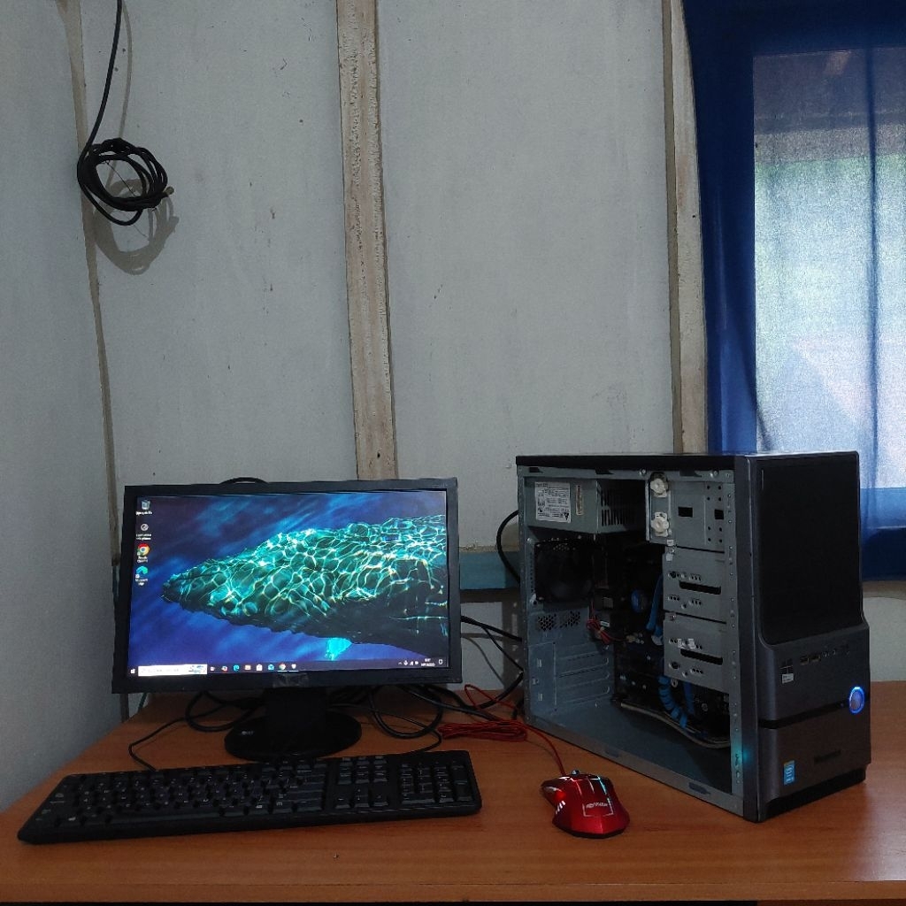 Pc fullset monitor 19 inch bergaransi