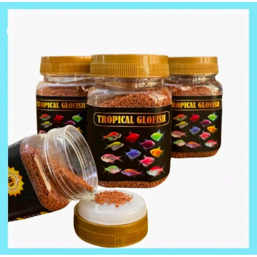 Pelet Ikan Premium Glow Fish Kemasan 100gram Pakan Ikan Terbaik