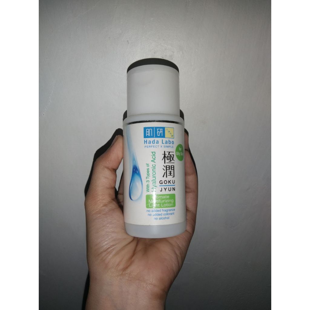 [PRELOVED] HADALABO Gokujyun Moisturizing Light Lotion & Moisturizing Milk 100ML