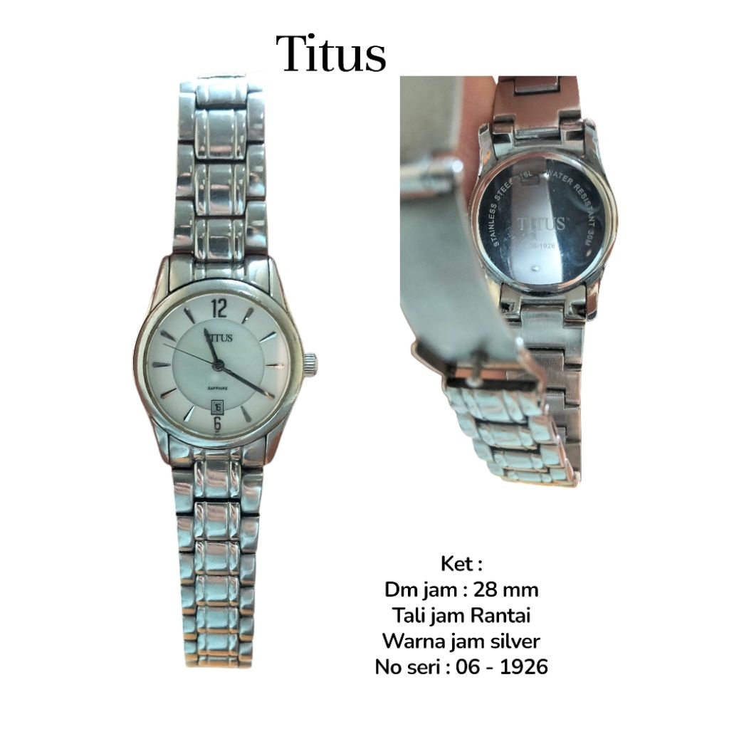 Jam Tangan Second Brand Titus