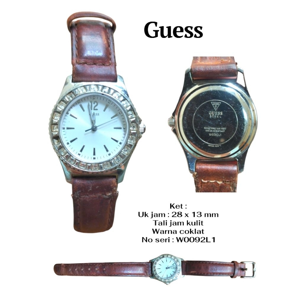 Jam Tangan Second Brand Guess