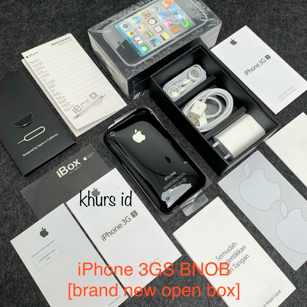 iphone 3gs black 8gb ibox BNOB - rare apple collection