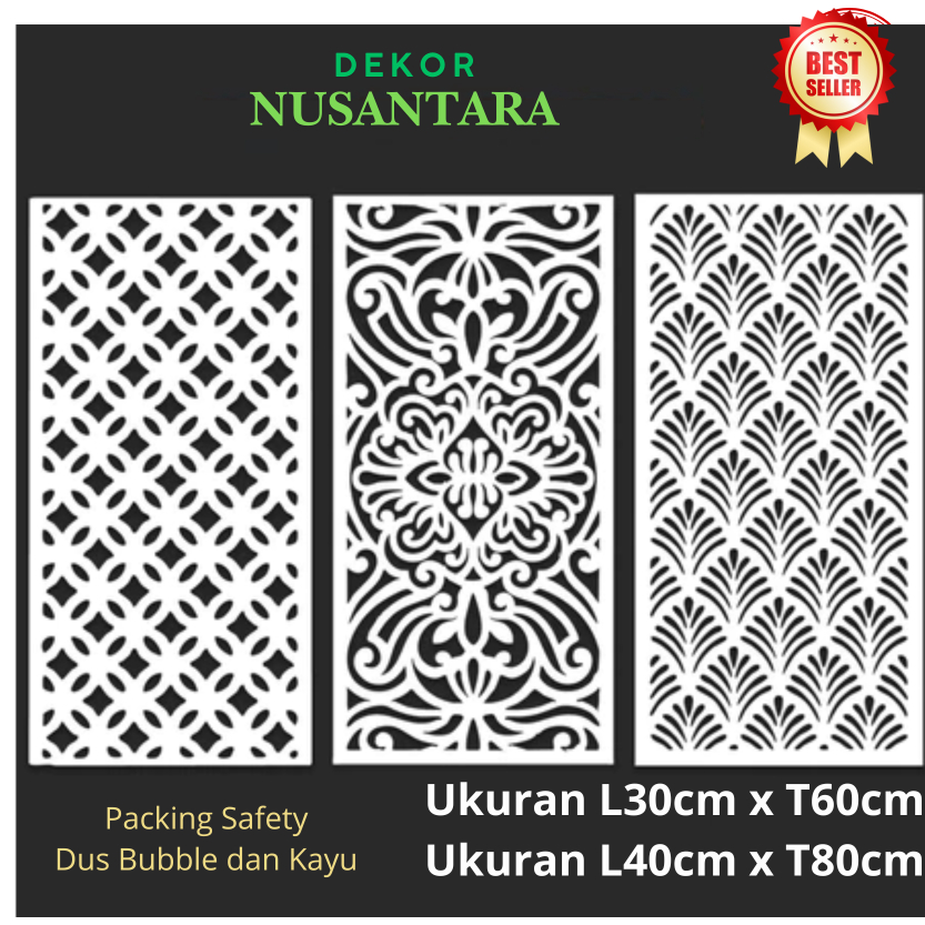 KRAWANGAN PVC BOARD / ORNAMEN PVC FOAM BOARD TEBAL 5MM /PARTISI